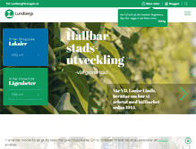 Tablet Screenshot of lundbergs.se
